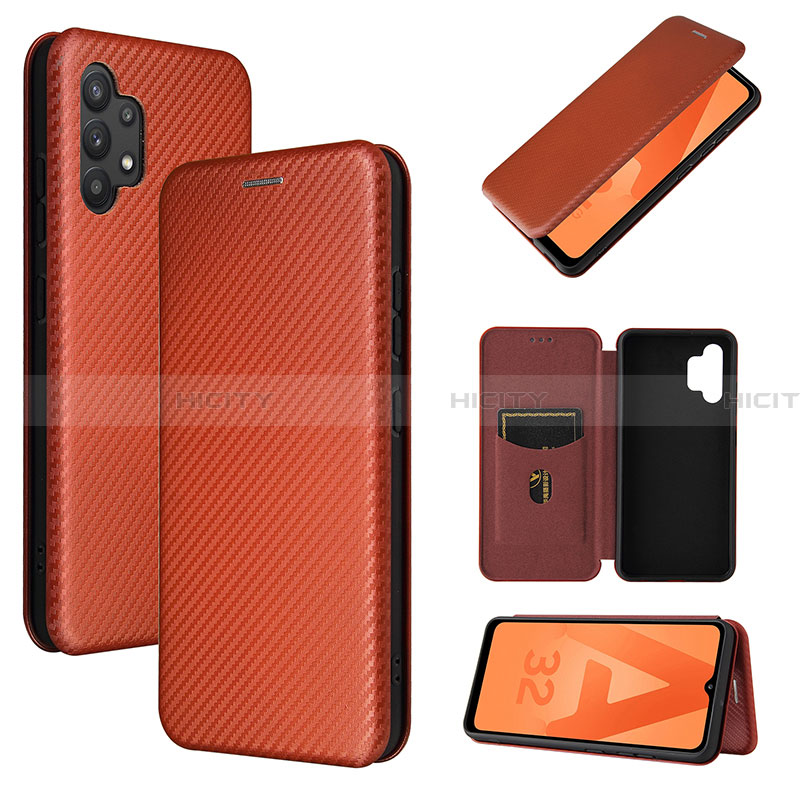 Custodia Portafoglio In Pelle Cover con Supporto L06Z per Samsung Galaxy A32 4G