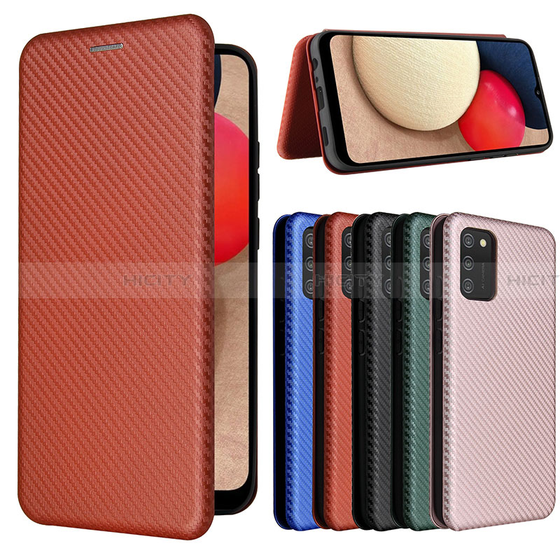 Custodia Portafoglio In Pelle Cover con Supporto L06Z per Samsung Galaxy F02S SM-E025F