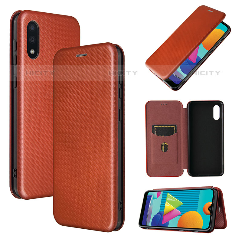 Custodia Portafoglio In Pelle Cover con Supporto L06Z per Samsung Galaxy M02