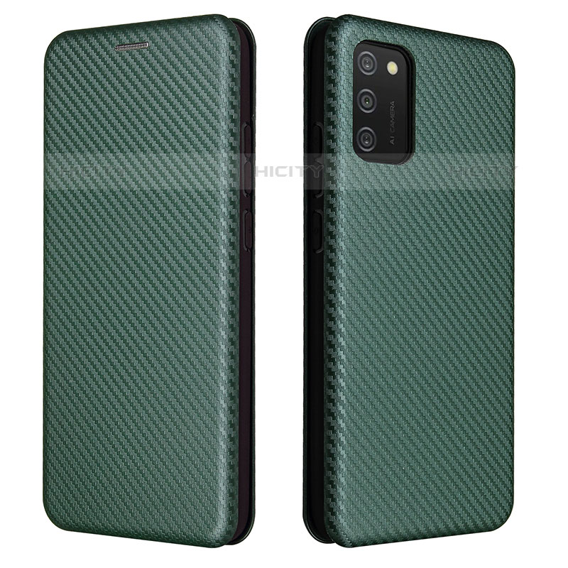 Custodia Portafoglio In Pelle Cover con Supporto L06Z per Samsung Galaxy M02s