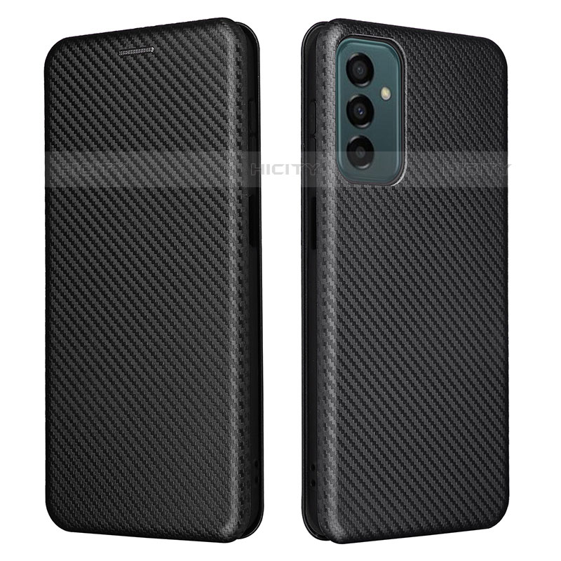 Custodia Portafoglio In Pelle Cover con Supporto L06Z per Samsung Galaxy M23 5G Nero