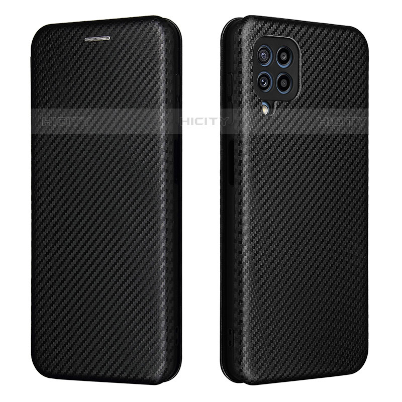 Custodia Portafoglio In Pelle Cover con Supporto L06Z per Samsung Galaxy M32 4G Nero