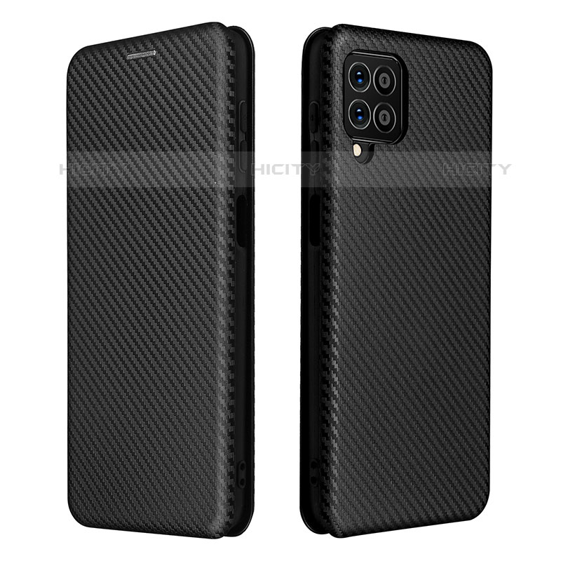 Custodia Portafoglio In Pelle Cover con Supporto L06Z per Samsung Galaxy M62 4G Nero