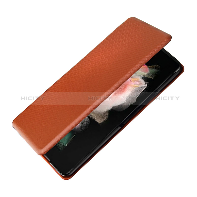 Custodia Portafoglio In Pelle Cover con Supporto L06Z per Samsung Galaxy Z Fold3 5G