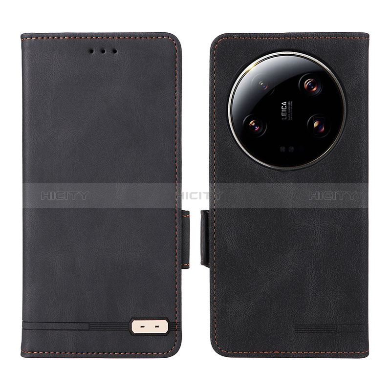 Custodia Portafoglio In Pelle Cover con Supporto L06Z per Xiaomi Mi 13 Ultra 5G Nero