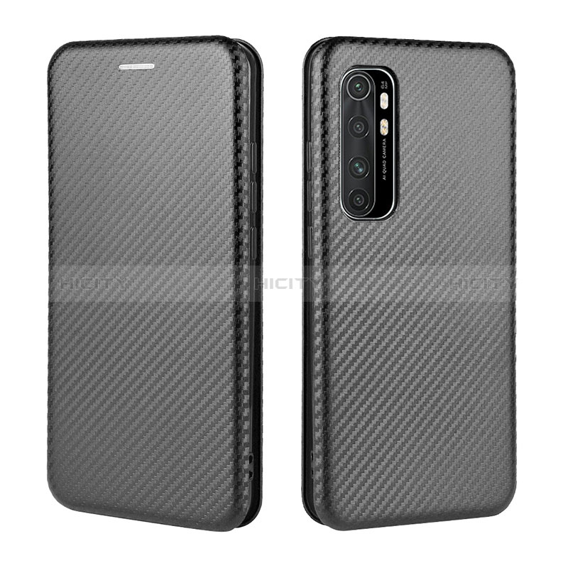 Custodia Portafoglio In Pelle Cover con Supporto L06Z per Xiaomi Mi Note 10 Lite Nero