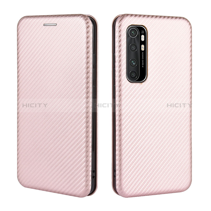 Custodia Portafoglio In Pelle Cover con Supporto L06Z per Xiaomi Mi Note 10 Lite Oro Rosa