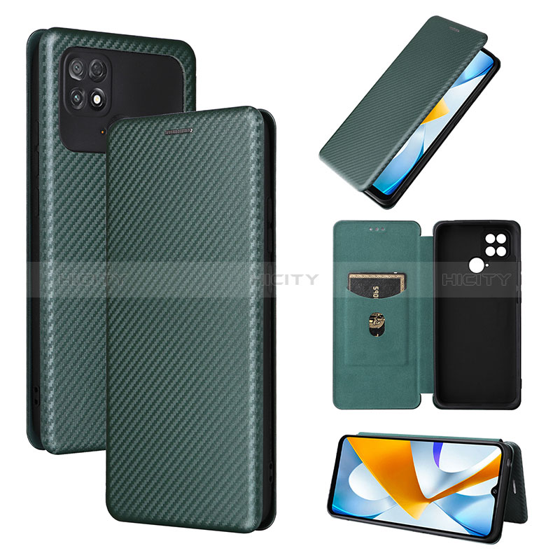 Custodia Portafoglio In Pelle Cover con Supporto L06Z per Xiaomi Poco C40