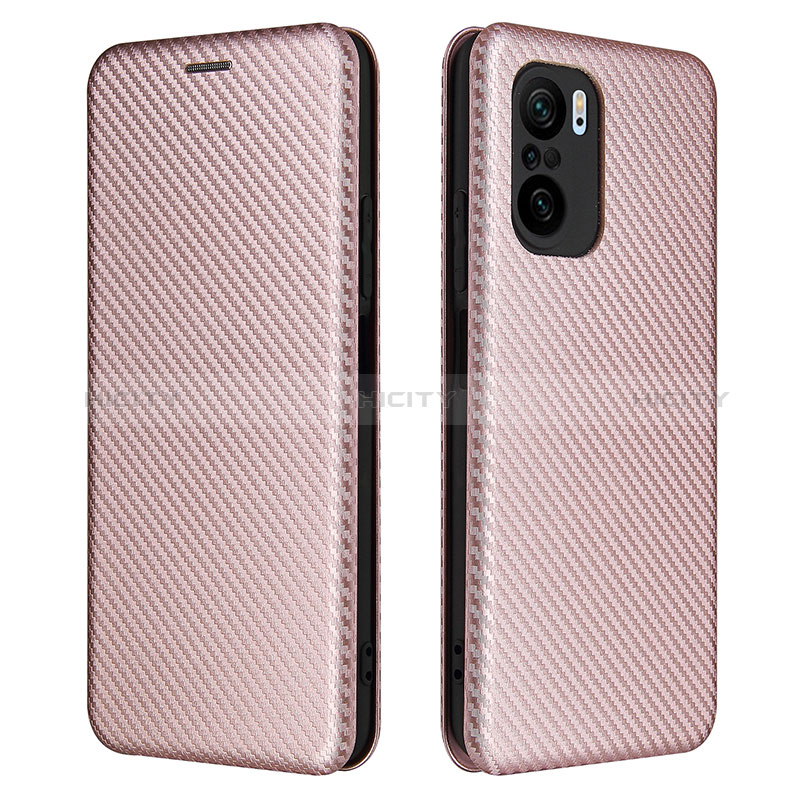 Custodia Portafoglio In Pelle Cover con Supporto L06Z per Xiaomi Poco F3 5G