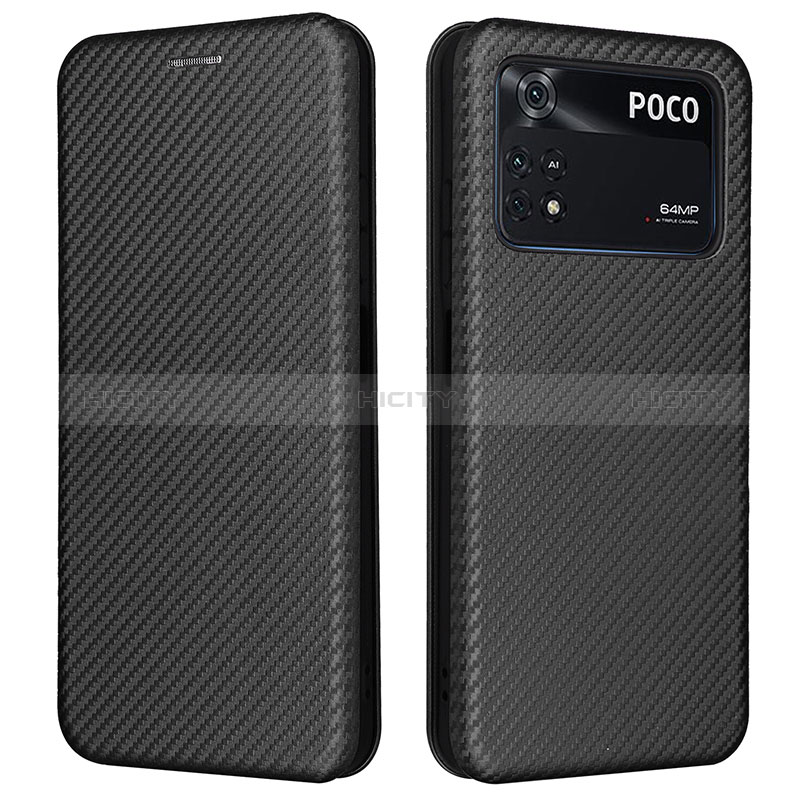 Custodia Portafoglio In Pelle Cover con Supporto L06Z per Xiaomi Poco M4 Pro 4G