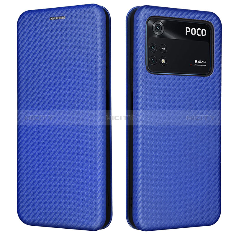 Custodia Portafoglio In Pelle Cover con Supporto L06Z per Xiaomi Poco M4 Pro 4G