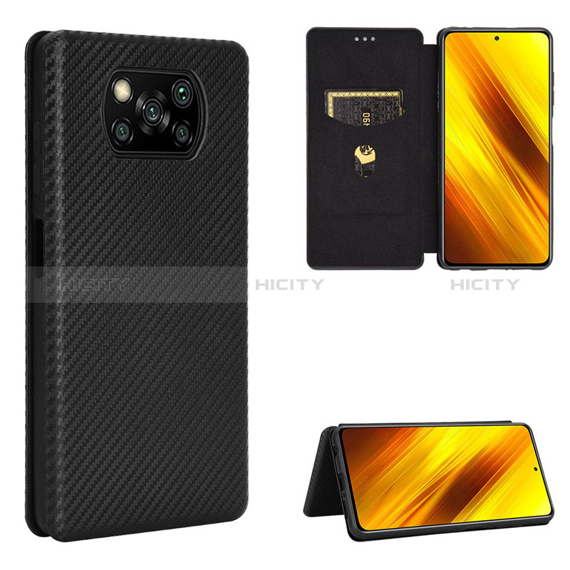 Custodia Portafoglio In Pelle Cover con Supporto L06Z per Xiaomi Poco X3 Pro