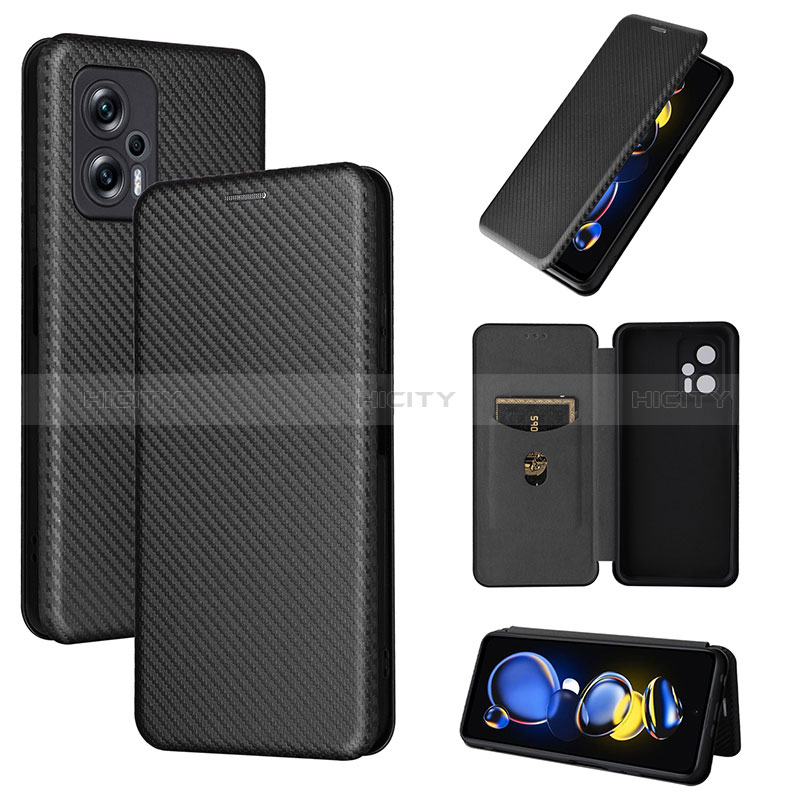 Custodia Portafoglio In Pelle Cover con Supporto L06Z per Xiaomi Poco X4 GT 5G