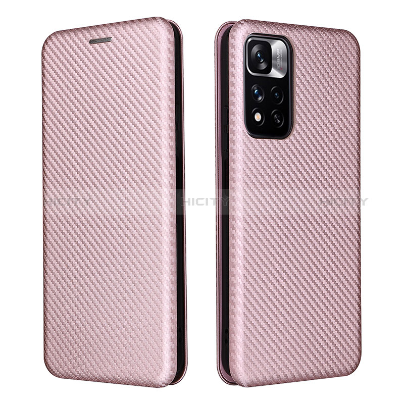 Custodia Portafoglio In Pelle Cover con Supporto L06Z per Xiaomi Poco X4 NFC