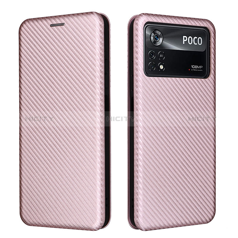 Custodia Portafoglio In Pelle Cover con Supporto L06Z per Xiaomi Poco X4 Pro 5G