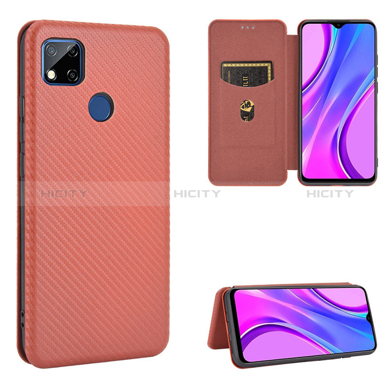 Custodia Portafoglio In Pelle Cover con Supporto L06Z per Xiaomi Redmi 9 Activ