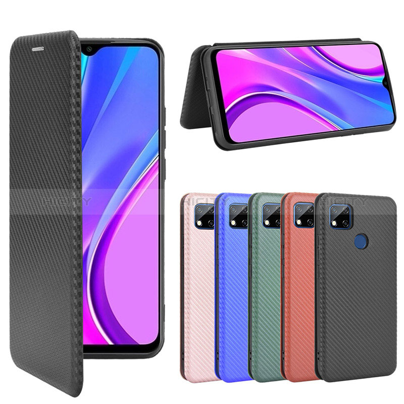 Custodia Portafoglio In Pelle Cover con Supporto L06Z per Xiaomi Redmi 9C NFC