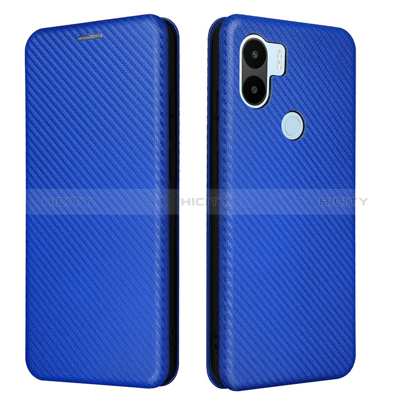 Custodia Portafoglio In Pelle Cover con Supporto L06Z per Xiaomi Redmi A1 Plus Blu