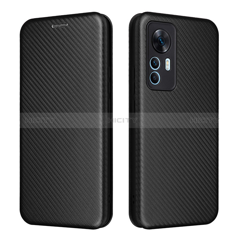 Custodia Portafoglio In Pelle Cover con Supporto L06Z per Xiaomi Redmi K50 Ultra 5G Nero