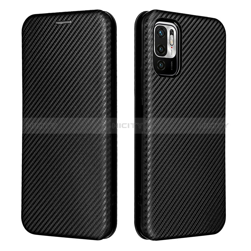 Custodia Portafoglio In Pelle Cover con Supporto L06Z per Xiaomi Redmi Note 10 JE 5G Nero