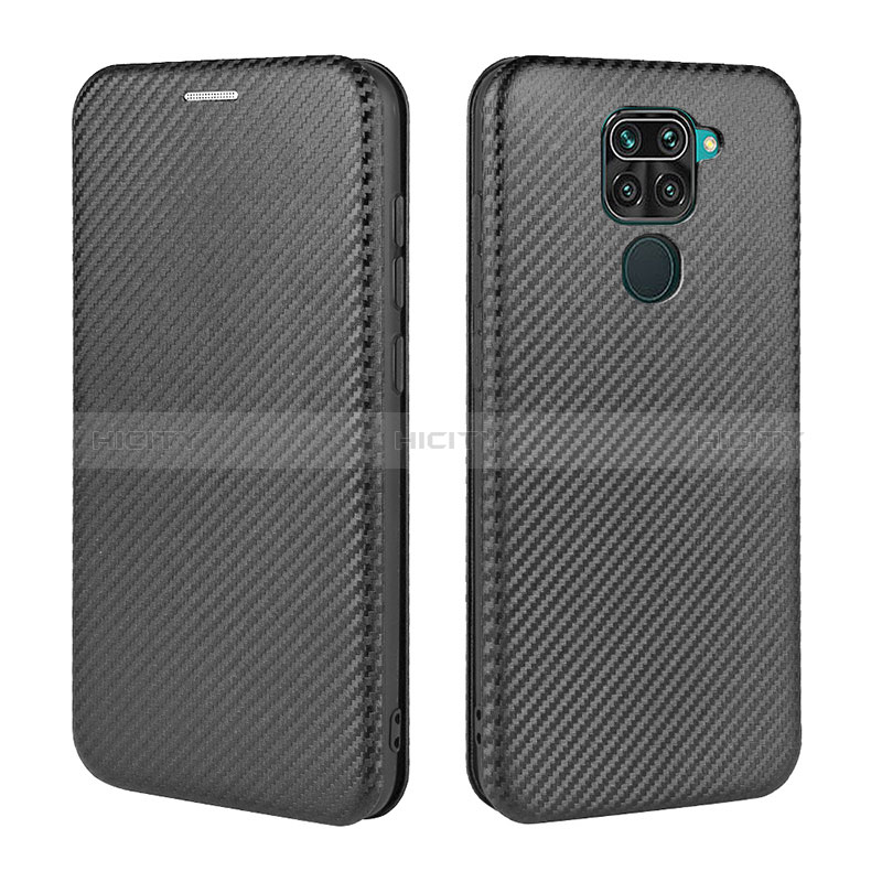 Custodia Portafoglio In Pelle Cover con Supporto L06Z per Xiaomi Redmi Note 9 Nero