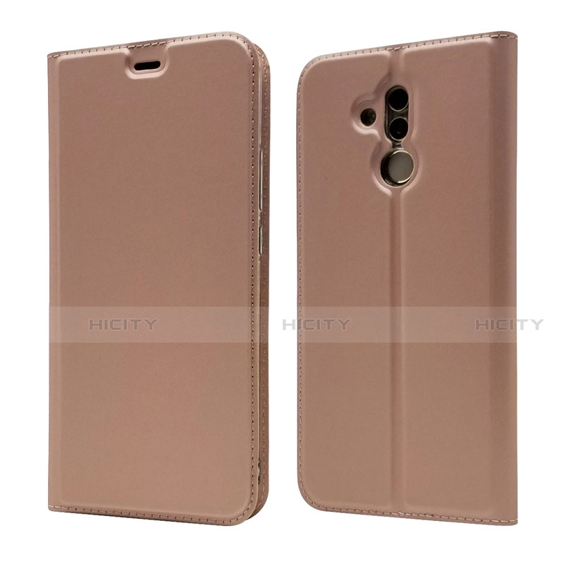 Custodia Portafoglio In Pelle Cover con Supporto L07 per Huawei Mate 20 Lite Oro Rosa