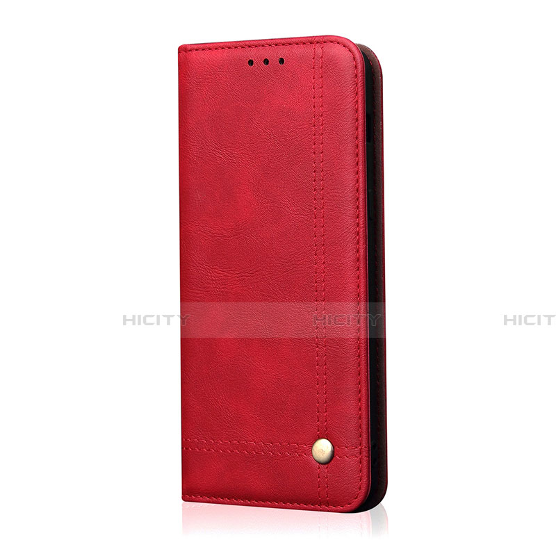 Custodia Portafoglio In Pelle Cover con Supporto L07 per Huawei Nova 6 SE Rosso