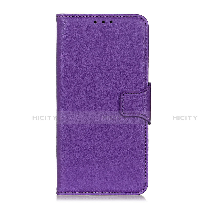 Custodia Portafoglio In Pelle Cover con Supporto L07 per Motorola Moto Edge Viola