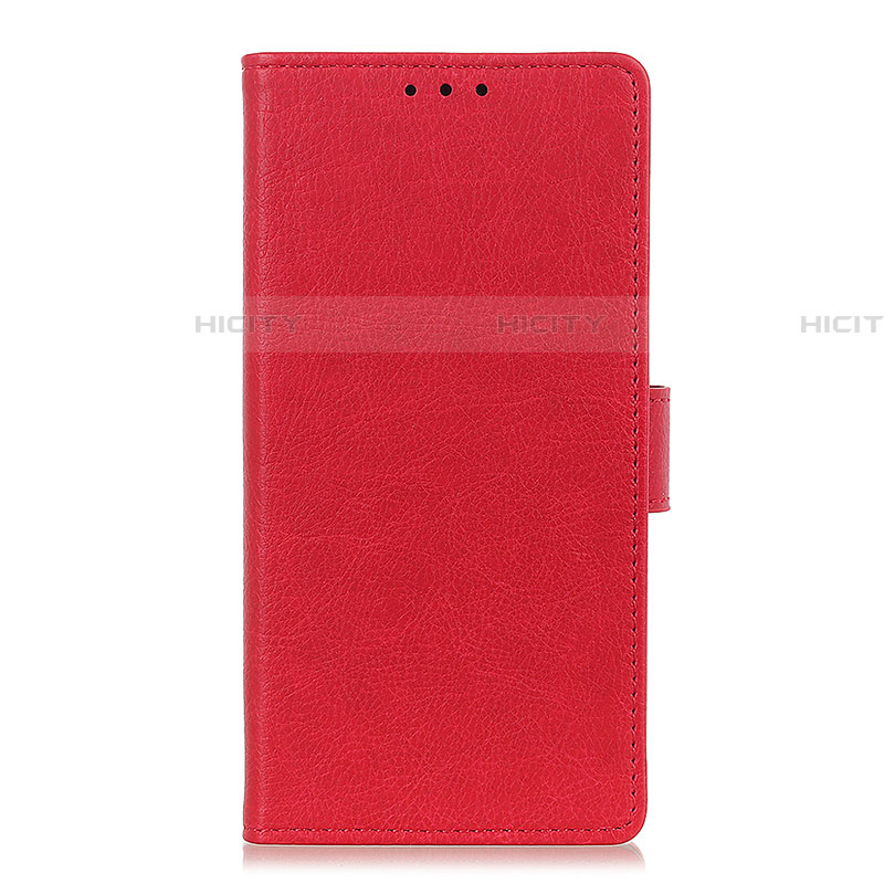 Custodia Portafoglio In Pelle Cover con Supporto L07 per Oppo A91 Rosso