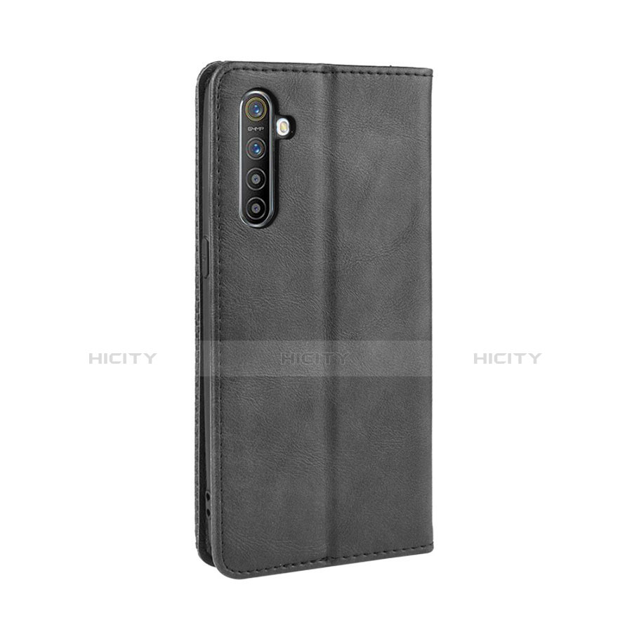 Custodia Portafoglio In Pelle Cover con Supporto L07 per Oppo K5 Nero