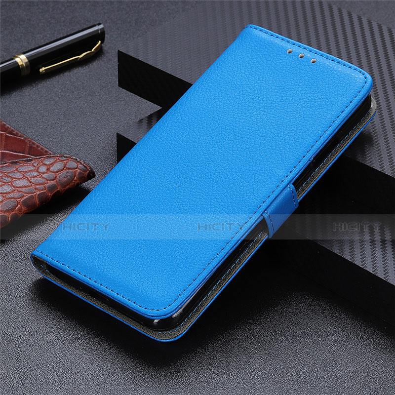 Custodia Portafoglio In Pelle Cover con Supporto L07 per Realme 7 Cielo Blu