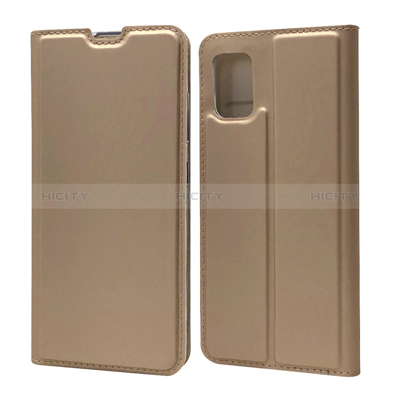 Custodia Portafoglio In Pelle Cover con Supporto L07 per Samsung Galaxy A71 4G A715 Oro