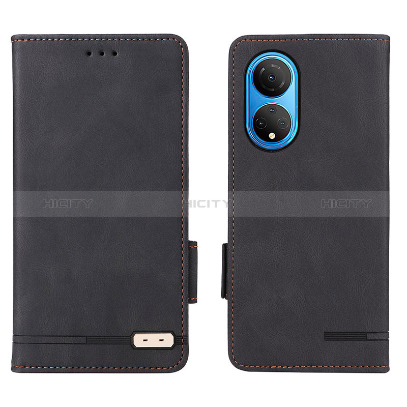 Custodia Portafoglio In Pelle Cover con Supporto L07Z per Huawei Honor X7 Nero