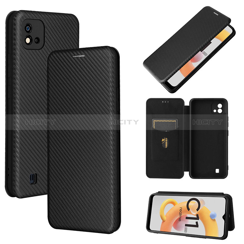 Custodia Portafoglio In Pelle Cover con Supporto L07Z per Realme C11 (2021)