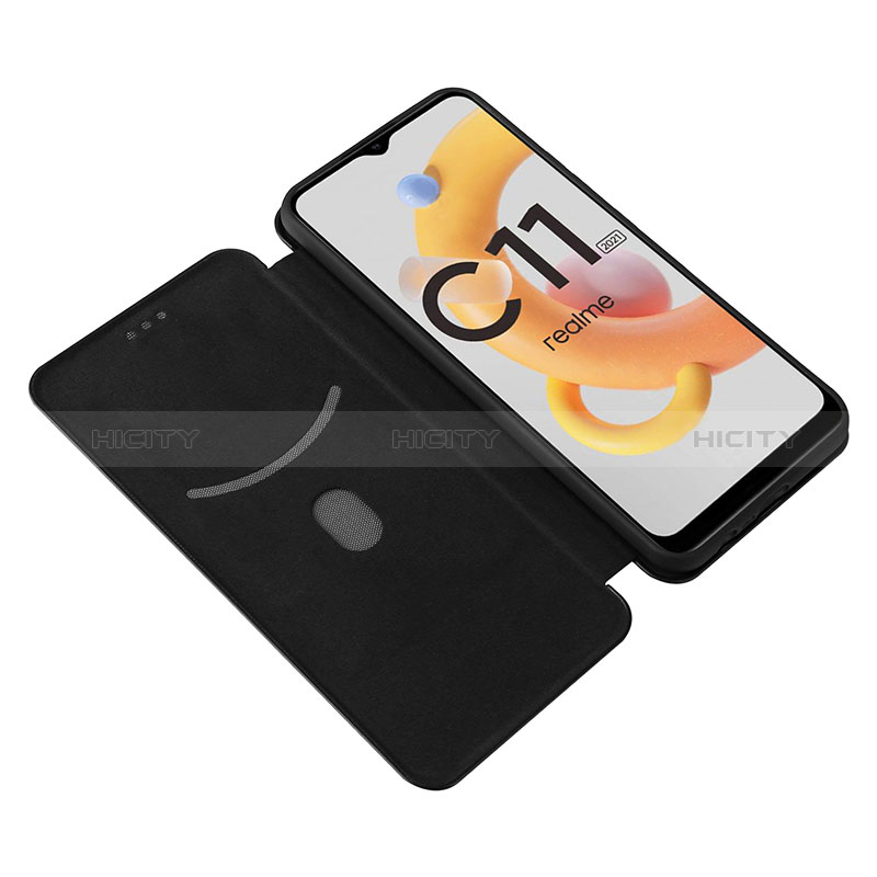 Custodia Portafoglio In Pelle Cover con Supporto L07Z per Realme C11 (2021)