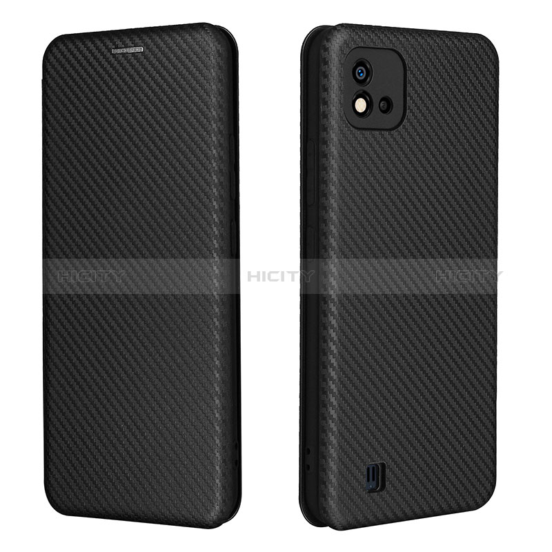 Custodia Portafoglio In Pelle Cover con Supporto L07Z per Realme C11 (2021) Nero