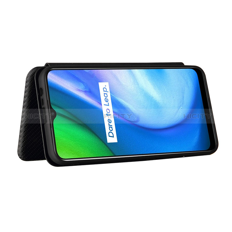 Custodia Portafoglio In Pelle Cover con Supporto L07Z per Realme C21