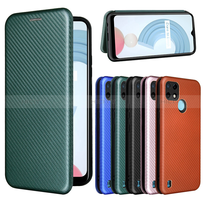 Custodia Portafoglio In Pelle Cover con Supporto L07Z per Realme C25Y India