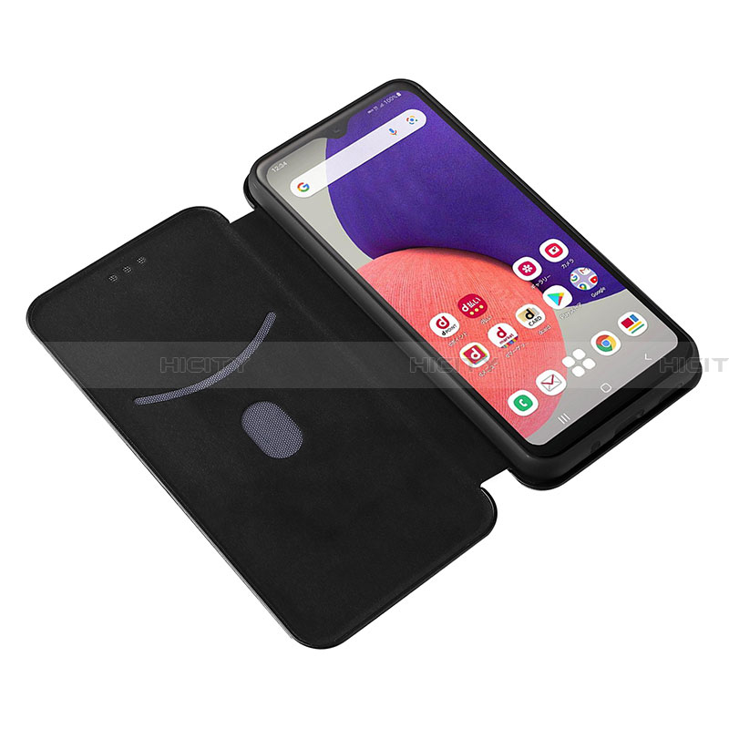 Custodia Portafoglio In Pelle Cover con Supporto L07Z per Samsung Galaxy A22 5G SC-56B