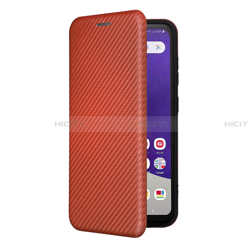 Custodia Portafoglio In Pelle Cover con Supporto L07Z per Samsung Galaxy A22 5G SC-56B