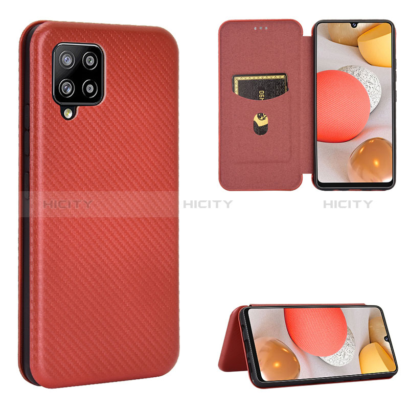 Custodia Portafoglio In Pelle Cover con Supporto L07Z per Samsung Galaxy A42 5G