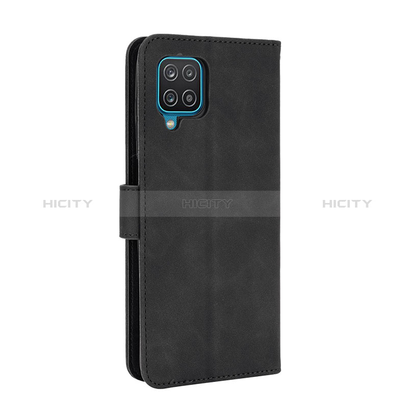 Custodia Portafoglio In Pelle Cover con Supporto L07Z per Samsung Galaxy M12 Nero