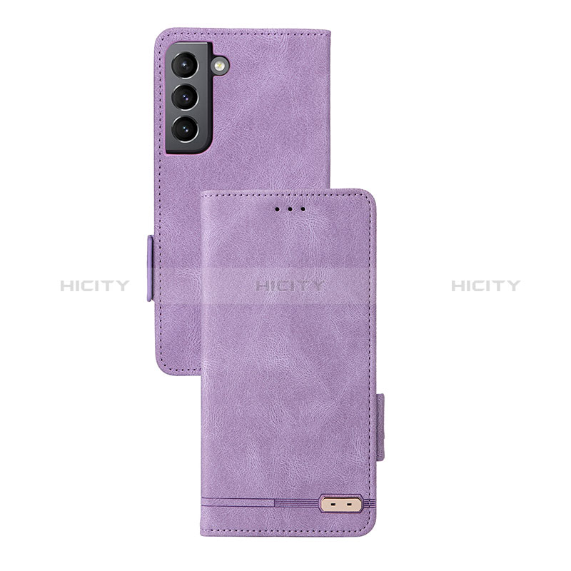 Custodia Portafoglio In Pelle Cover con Supporto L07Z per Samsung Galaxy S24 Plus 5G Viola