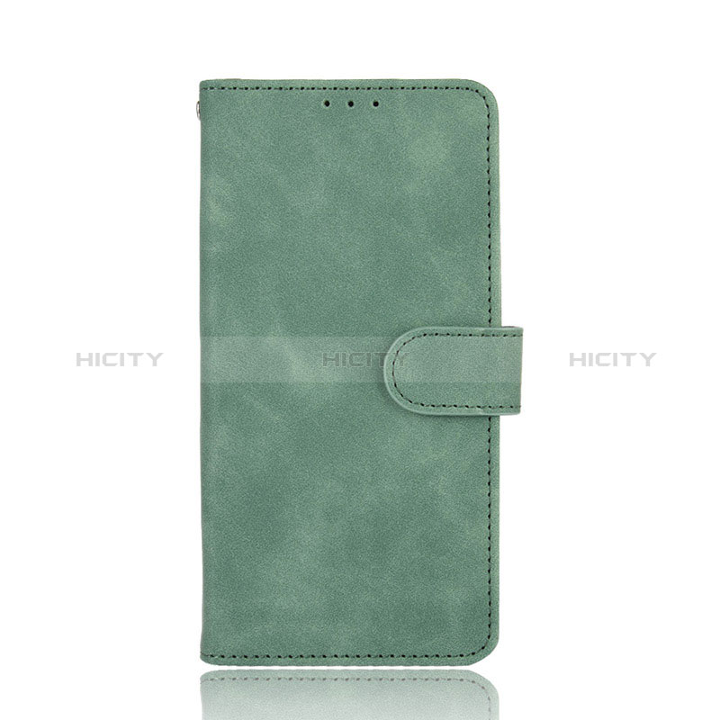 Custodia Portafoglio In Pelle Cover con Supporto L07Z per Samsung Galaxy XCover Pro Verde