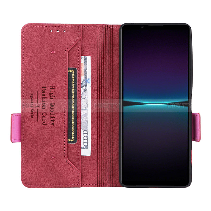 Custodia Portafoglio In Pelle Cover con Supporto L07Z per Sony Xperia 1 IV