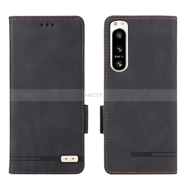 Custodia Portafoglio In Pelle Cover con Supporto L07Z per Sony Xperia 5 IV