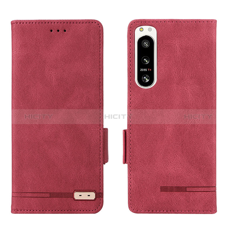 Custodia Portafoglio In Pelle Cover con Supporto L07Z per Sony Xperia 5 IV