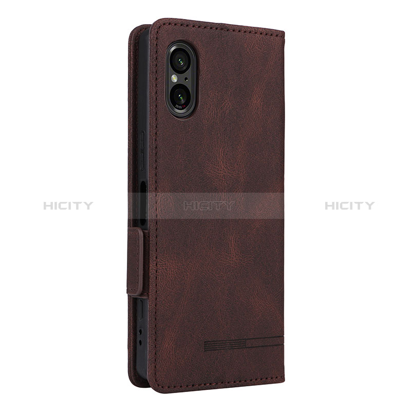 Custodia Portafoglio In Pelle Cover con Supporto L07Z per Sony Xperia 5 V