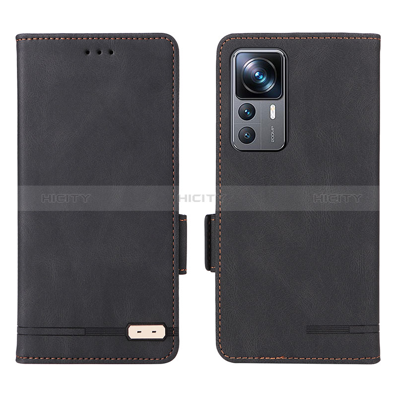 Custodia Portafoglio In Pelle Cover con Supporto L07Z per Xiaomi Mi 12T 5G Nero