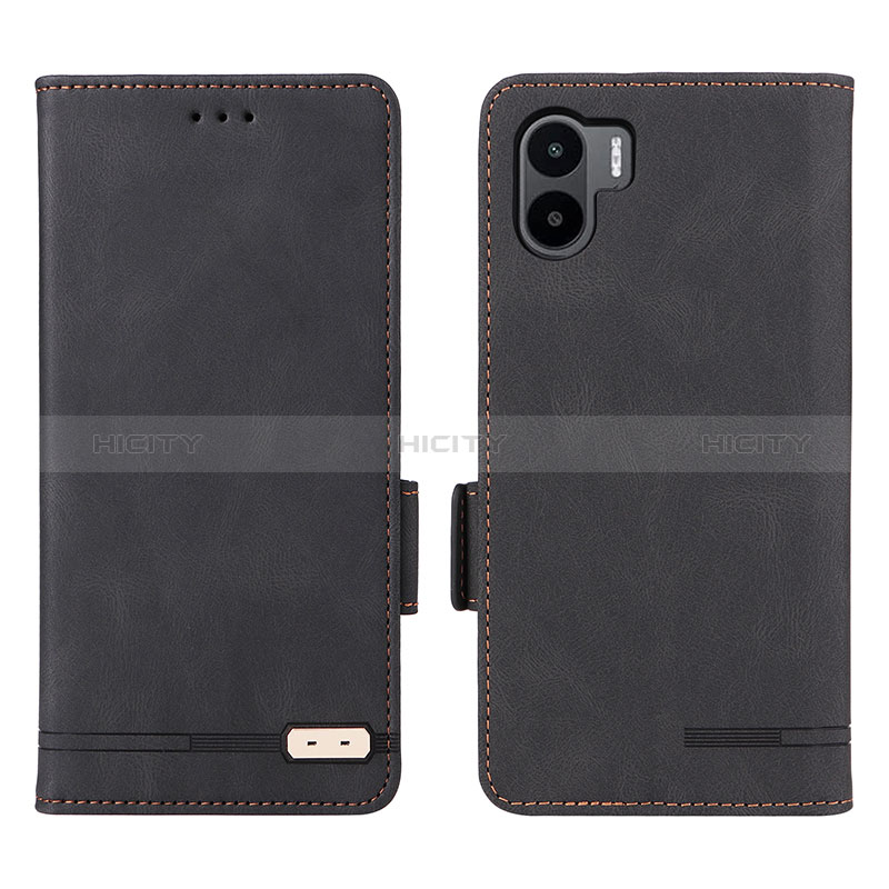 Custodia Portafoglio In Pelle Cover con Supporto L07Z per Xiaomi Poco C50 Nero